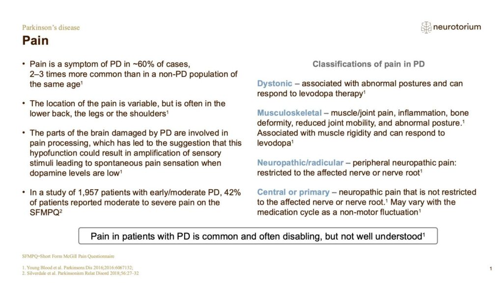 Parkinsons Disease - Non-Motor Symptom Complex and Comorbidities - slide 26